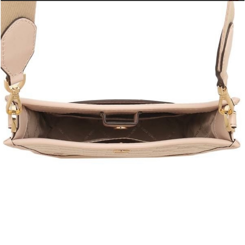 MICHAEL KORS Briley Small Logo Messenger Bag POWDER BLUSH MULTI COLOR - Picture 11 of 14